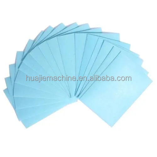 HUAJIE Fully automatic laundry sheet slicer laundry sheet paper cutting machine paper soap machine 3