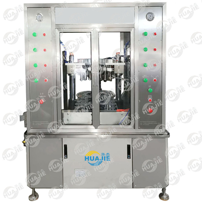 High Speed Automatic Aerosol Can Paint Pesticide Snow Spray Air Freshener Filling And Sealing Machine 100-120cans /Min