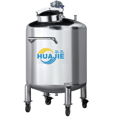 High Quality SUS304/SUS316L Sealed Perfume Movable Storage Tank With Agitator 100L, 200L, 300L, 500L, 1000L, 2000L