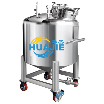 High Quality SUS304/SUS316L Sealed Perfume Movable Storage Tank With Agitator 100L, 200L, 300L, 500L, 1000L, 2000L