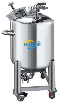 High Quality SUS304/SUS316L Sealed Perfume Movable Storage Tank With Agitator 100L, 200L, 300L, 500L, 1000L, 2000L