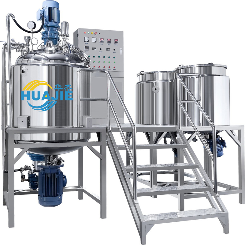 Vacuum Mixer With Homogenizer Face Cream Machine For Simple Mixing Body Lotion Mixing Making Machine Paste Machine