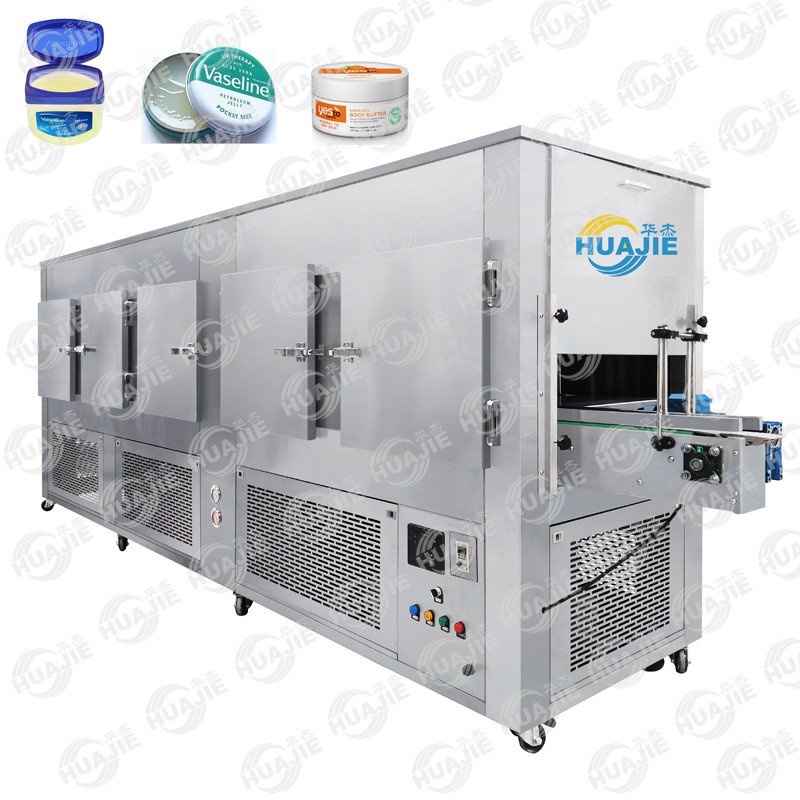 Vaseline Manufacturing Making Machines  Hair Wax Melt Filling Machine Freezing Cooling Tunnel Good Price