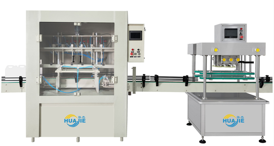 High Quality Toilet Cleaner Bleaching filling capping Machinery Corrosive filling capping Machine Strong Acid And Alkali