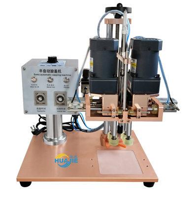 Semi automatic capping machine or screw cap pump